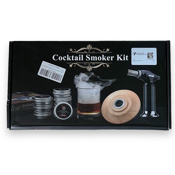Syjunf Cocktail Whiskey Smoker Gift Set Kit with Accessories (No Butane) NEW - Picture 1 of 16